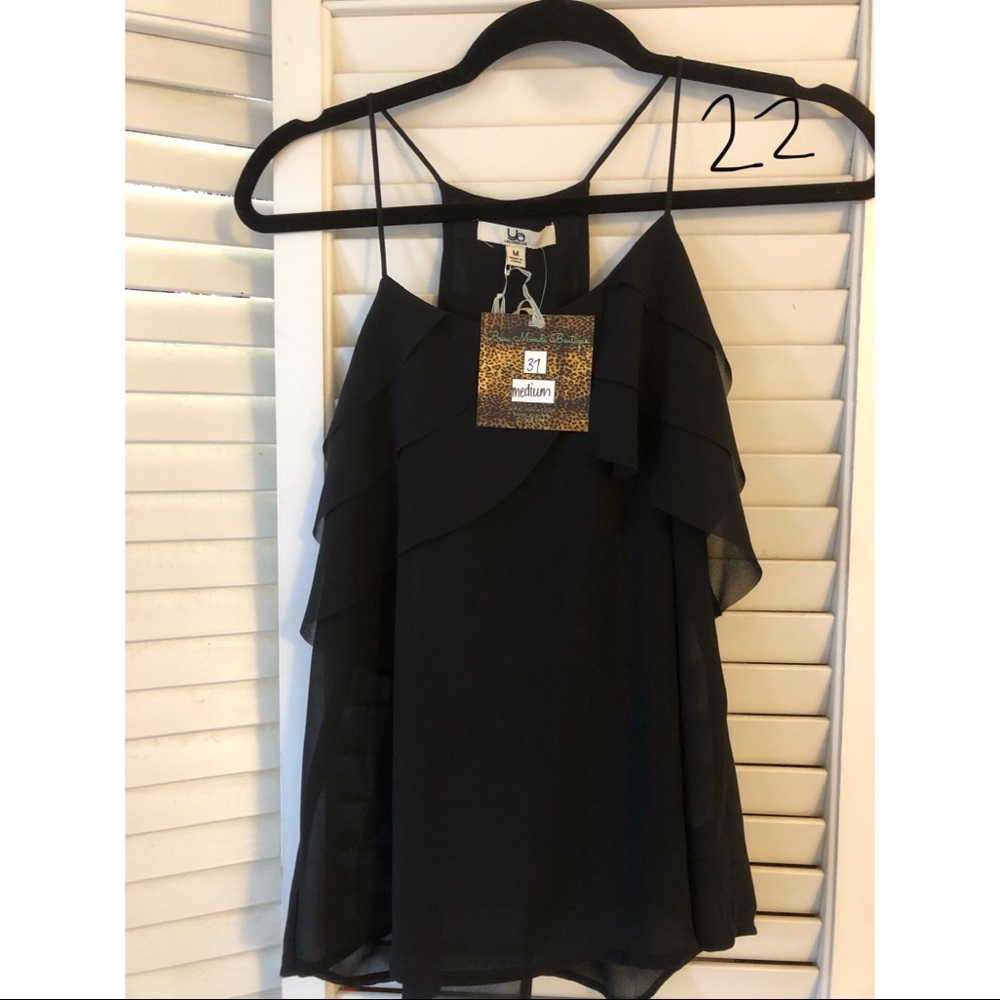 YA New York Black Top NWT